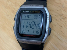Load image into Gallery viewer, Casio W-96H Mens 50m Silver Digital Alarm Chrono Quartz Watch Hours~New Battery