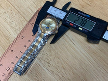 Load image into Gallery viewer, Unused Remix Baird Lady Dual Tone Steel Analog Quartz Watch Hour~Date~New Batter