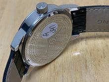 Load image into Gallery viewer, Stuhrling Original Men 50m Silver Black Steel Swiss Quartz Watch Hour~New Batter