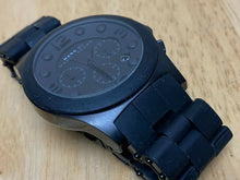 Load image into Gallery viewer, Marc Jacobs Men 50m Black Steel Analog Quartz Chronograph Watch Hour~New Battery