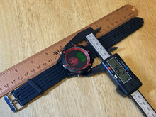 Load image into Gallery viewer, Marvel Spiderman MZB Men Black Metal Digital Alarm Chrono Watch Hour~New Battery