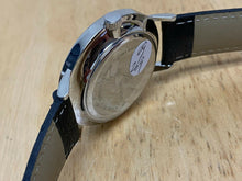Load image into Gallery viewer, Vintage Gentlemen Men Silver White Analog Quartz Watch Hours~Date~New Battery