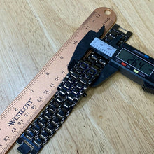 Load image into Gallery viewer, Binary Mens Rectangle Modern Blue LED Digital Quartz Watch Hours~New Battery