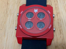Load image into Gallery viewer, Zoo York Mens Red 4-Eye Digital Quartz Alarm Chrono Watch Hours~New Battery