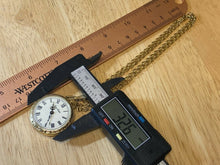 Load image into Gallery viewer, Vintage Ever Swiss Lady Ornate Gold Tone Hand-Wind Mechanical Pocket Watch Hours