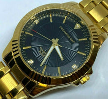 Load image into Gallery viewer, Dreaming Q&P Men Gold Tone Black Dial Luxury Analog Quartz Watch Hour~New Batter
