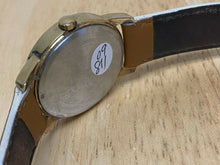 Load image into Gallery viewer, Timex Indiglo Mens Gold Tone Beige Leather Analog Quartz Watch Hours~New Battery