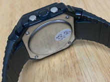 Load image into Gallery viewer, E. Gluck Men 30m Black Reverse LCD Digital Alarm Chrono Watch Hours~New Battery