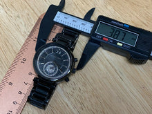 Load image into Gallery viewer, Michael Kors MK-6297 Lady Black Analog Quartz Chronograph Watch Hour~New Battery