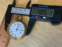 Load image into Gallery viewer, Vintage Timex Gold Tone Open Face Hand-Wind Up Mechanical Pocket Watch Hours~Run