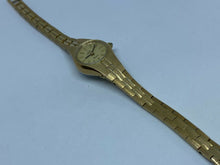 Load image into Gallery viewer, Vintage Jules Jurgensen 5672 Lady Gold Tone Analog Quartz Watch Hour~New Battery