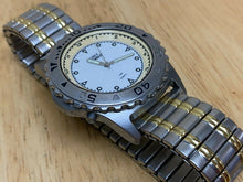Load image into Gallery viewer, Vintage Timex Men Moving Bezel Diver Style Analog Quartz Watch Hours~New Battery