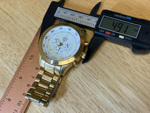 Load image into Gallery viewer, Picard & Cie Men 30m Gold Tone Analog Quartz Chronograph Watch Hours~New Battery