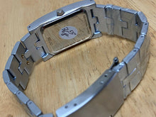 Load image into Gallery viewer, Relic Mens 30m Silver Steel Rectangle Analog Quartz Watch Hours~Date~New Battery
