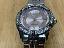 Load image into Gallery viewer, GUESS Waterpro Lady 100m Pink Silver Analog Quartz Watch Hours~Date~New Battery