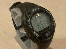 Load image into Gallery viewer, Timex Ironman Men 100m Silver Black Digital Alarm Chrono Watch Hours~New Battery