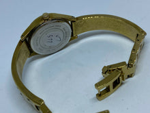 Load image into Gallery viewer, Armitron Lady 50m Gold Tone Bangle Japan Movt Analog Quartz Watch Hours~New Batt