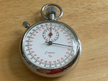 Load image into Gallery viewer, Vintage Endura Silver White Swiss 1/10 Hand-Wind Mechanical Stopwatch