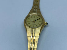 Load image into Gallery viewer, Vintage Jules Jurgensen 5672 Lady Gold Tone Analog Quartz Watch Hour~New Battery