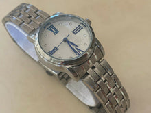 Load image into Gallery viewer, Unused Sempre Lady Silver Textured Rose Dial Analog Quartz Watch Hour~New Batter