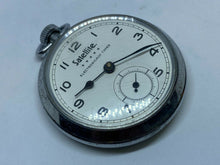 Load image into Gallery viewer, VTG Satellite Small Seconds Men Silver Hand-Wind Mechanical Pocket Watch Hours