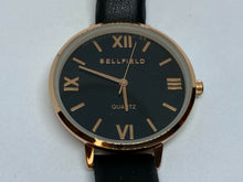 Load image into Gallery viewer, Unused Bellfield Lady Rose Gold Leather Analog Quartz Watch Hours~New Battery
