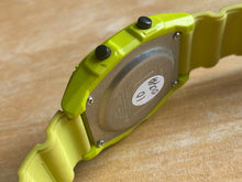 Load image into Gallery viewer, Quiksilver Men 100m Green Rectangle Digital Alarm Chrono Watch Hours~New Battery