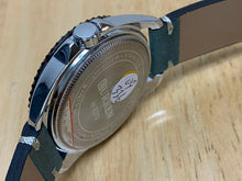 Load image into Gallery viewer, Unused Curren Men Silver Blue Leather Analog Quartz Watch Hour~Day Date~New Batt