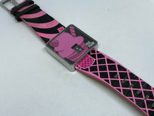 Load image into Gallery viewer, Paul Frank Lady 30m Jump Hour Square Leather Analog Quartz Watch Hour~New Batter