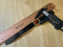 Load image into Gallery viewer, Vintage J&G Gold Tone Rectangle Leather Swiss Hand-Wind Mechanical Watch Hours