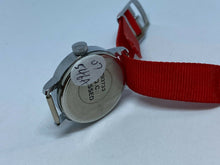 Load image into Gallery viewer, Vintage Sharp Time Teacher Lady Silver Red Japan Hand-Wind Mechanical Watch Hour