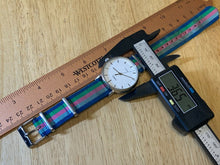 Load image into Gallery viewer, Timex Indiglo Men Lady Silver NATO Band Analog Quartz Watch Hours~New Battery