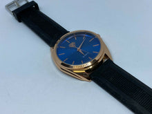 Load image into Gallery viewer, Unused DF Men Japan Movt Rose Gold Blue Dial Analog Quartz Watch Hour~New Batter