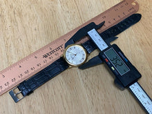Load image into Gallery viewer, Samsung Kappa Men Gold Plated Textured Dial Analog Quartz Watch Hour~New Battery