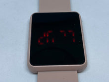 Load image into Gallery viewer, Unisex Accutime Pink Modern Touch Red LED Digital Quartz Watch Hours~New Battery