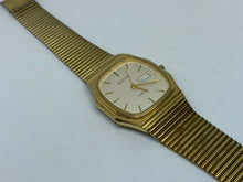 Load image into Gallery viewer, Vintage Bulova 82343 Mens Gold Tone Swiss Analog Quartz Watch Hours~New Battery
