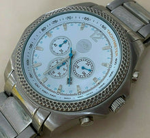 Load image into Gallery viewer, VIVINT The Cup Men Silver White Analog Quartz Chronograph Watch Hour~New Battery