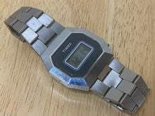 Load image into Gallery viewer, Vintage Timex Men Silver Slim Thin LCD Digital Quartz Watch Hour~Date~New Batter