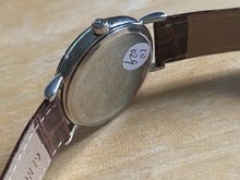 Load image into Gallery viewer, ANLEO Mens 30m Silver Black Textured Dial Analog Quartz Watch Hours~New Battery