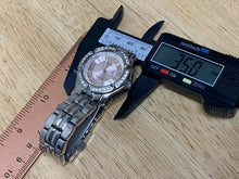 Load image into Gallery viewer, GUESS Waterpro Lady 100m Pink Silver Analog Quartz Watch Hours~Date~New Battery