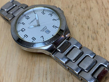 Load image into Gallery viewer, Carriage Timex Men 30m Classic Silver Analog Quartz Watch Hours~Date~New Battery