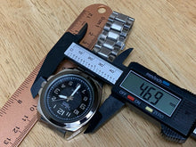 Load image into Gallery viewer, Unused Milano Expressions Men Silver Black Analog Quartz Watch Hours~New Battery