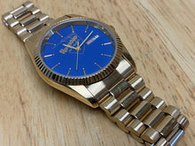 Load image into Gallery viewer, Roundup Monsanto Men Gold Tone Fluted Bezel Analog Quartz Watch Hour~New Battery