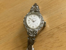 Load image into Gallery viewer, VTG Gruen Lady 17J 10k GF Band 10 Real Diamonds Hand-Wind Mechanical Watch Hours