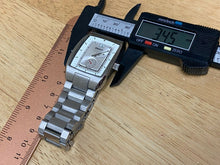 Load image into Gallery viewer, DKNY NY-1320 Men Silver Steel Barrel Small Second Quartz Watch Hours~New Battery