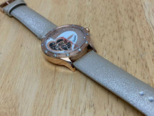 Load image into Gallery viewer, Stuhrling Men Lady 20 Jewels Skeleton Rose Gold Self-Wind Automatic Watch Hours