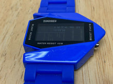 Load image into Gallery viewer, SKMEI Men Irregular Shape Blue Black Digital Alarm Chrono Watch Hour~New Battery