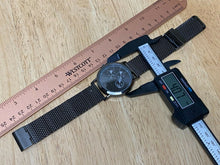 Load image into Gallery viewer, Unused Stylish Geoffrey Beene Men Black Mesh Analog Quartz Watch Hour~New Batter