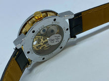 Load image into Gallery viewer, Winner Mens Dual Tone Skeleton Roman Hand-Wind Mechanical Analog Watch Hours