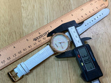 Load image into Gallery viewer, Bertha Lady Rose Gold Rhinestone Leather Analog Quartz Watch Hour~New Batter